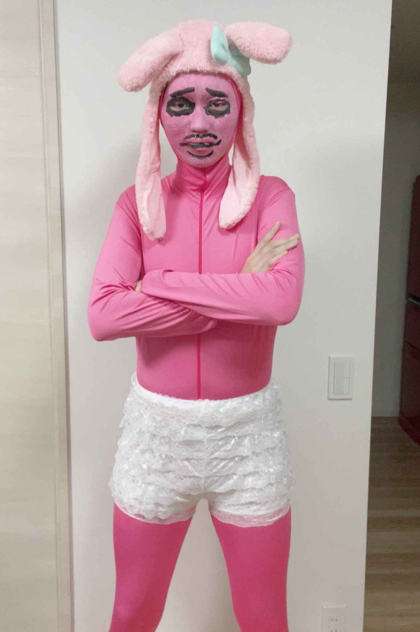 【　降臨　】おぱんちゅうさぎ♡おパンツ神になります(*^^*) Amazon.co.jp: おぱんちゅ うさぎ マスコット パンツ被り W