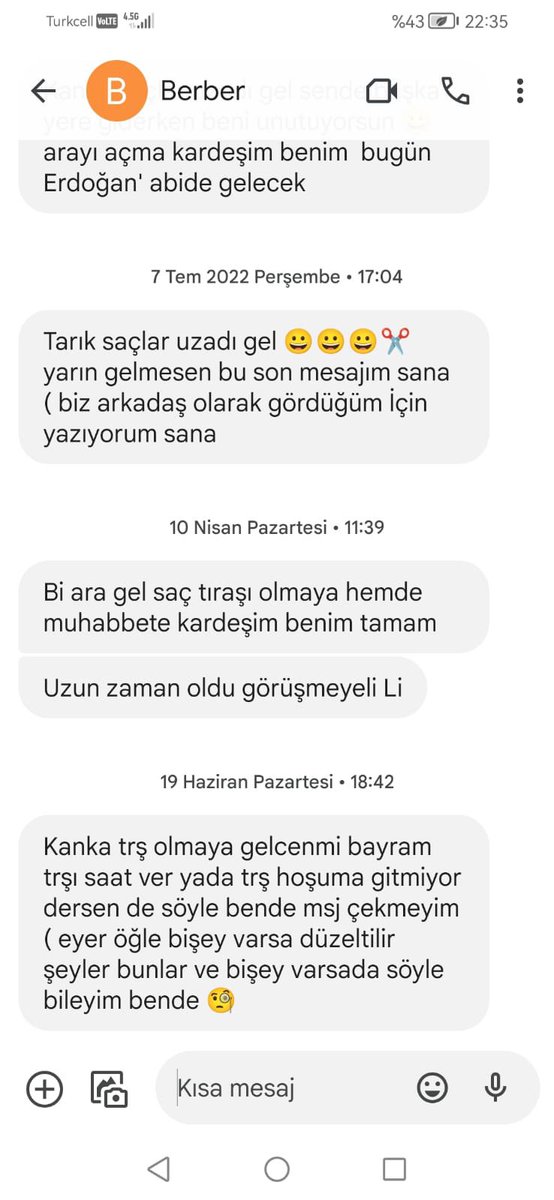 Bu berbere nasıl diyeceksin o saçı artık başkası kesiyor diye 😂
