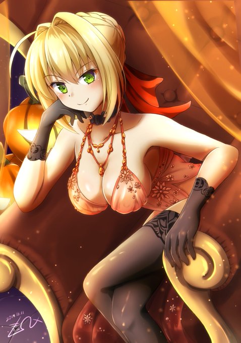 今日のハロウィンイラスト再掲は、2019年のロイヤルブレイジングネロちゃまだ余🌹

 #ハロウィンイラスト 