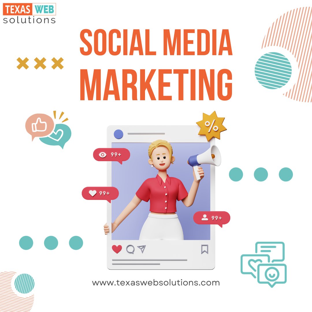 WebsolutionsTx's tweet image. Ready to shine on social media?
🌟Unlock the secrets of effective social media marketing with Texas Web Solutions.
Visit texaswebsolutions.com to supercharge your online presence.
Let&apos;s get started!
💼📱 #SocialMediaMarketing #TexasWebSolutions
