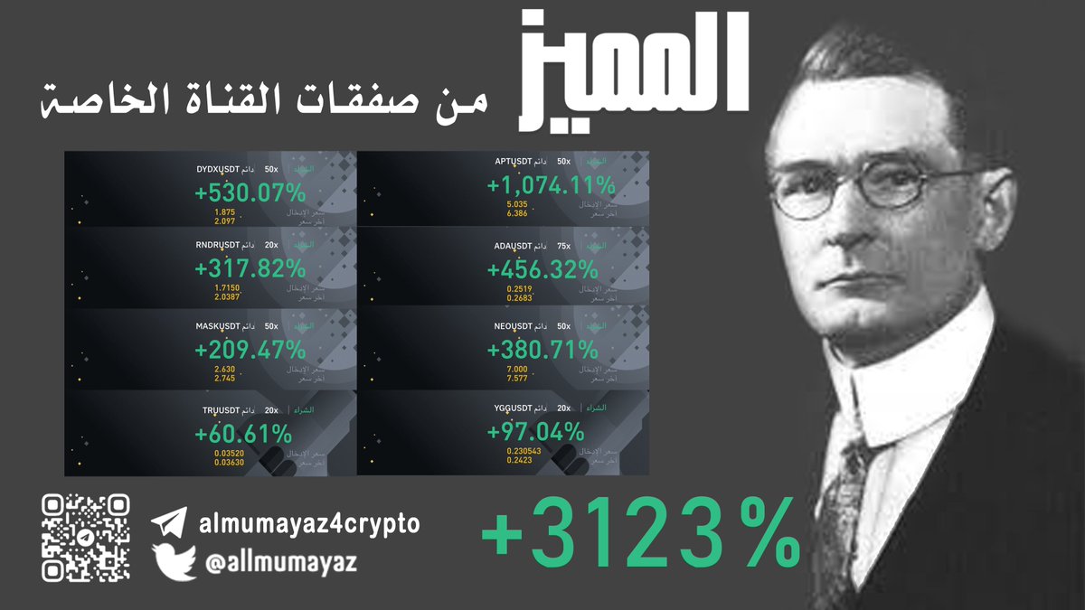 أرباح اليوم في القناة الخاصة .. 
اللهم لك الحمد 🤲🏼
عسى ربي يبارك ويزيد ان شاءالله

#crypto #BTC #Bitcoin #بيتكوين #البتكوين #بتكوين #FUTURES #APT #DYDX #ADA #RNDR #NEO #MASK #YGG #TRU