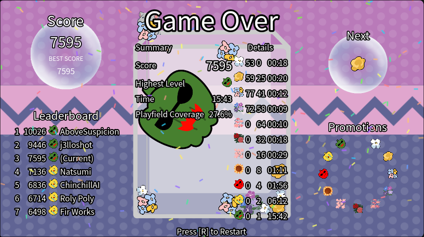 chinchill_ai's tweet photo. I finally did it!  Here's my 🫑 and a preview of the leaderboard update!  (note: you have to post a screenshot and tag me to be included. Didn't want the game making network requests for privacy reasons)
#アートなつみ #ChinchiLive https://t.co/nfM2718L85
@chinchill_ai https://t.co/eiSeHBX85U