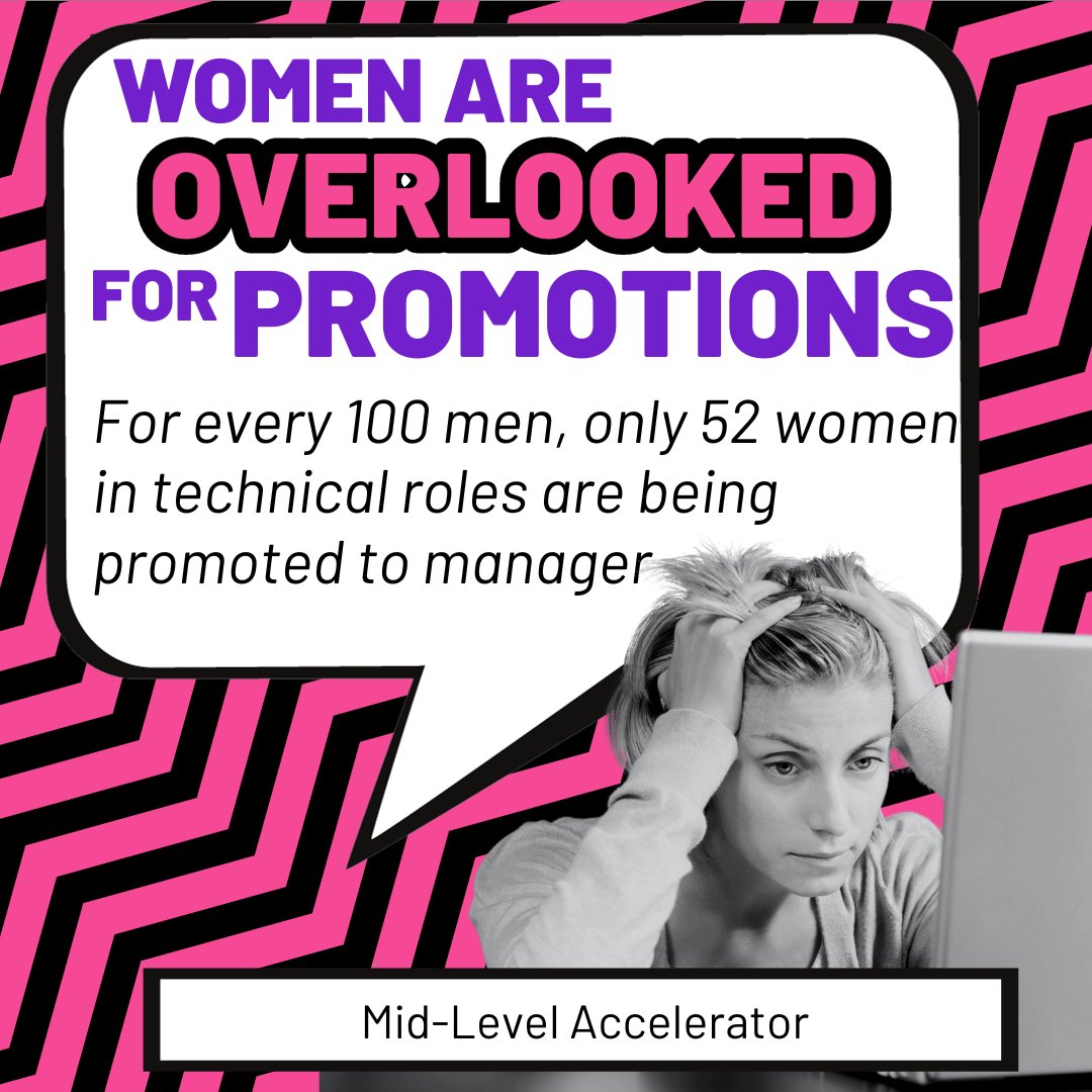 CodeFirstGirls's tweet photo. Did you know only 5% of leadership positions in tech are held by women? ๐ฎ
This is where the Mid-Level Accelerator comes in to empower women with the skills, knowledge and career-proofing to take their tech careers to the next level.
๐ Apply now, link in bio!
#CodeFirstGirls https://t.co/ySelEpKnqs