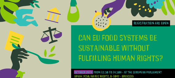 Et si la reconnaissance du droit à l'alimentation permettait d'atteindre la souveraineté alimentaire ?
Avec @FIANbelgium, nous y consacrons un évènement.
📌Jeudi 26 octobre, 12.30 - 14.30  
#Right2Food #FSFS #HumanRights  
Inscrivez-vous 👇
docs.google.com/forms/d/e/1FAI…