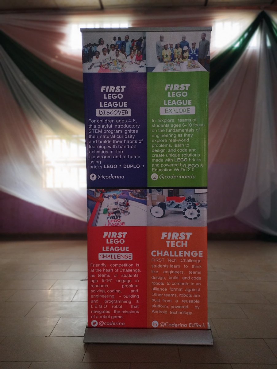 coderina's tweet image. Kick-off in a moment
We are about to start the exciting journey of our training workshop for #FLL coaches of Federal Unity Colleges at FEDERAL SCIENCE AND TECHNOLOGY COLLEGE, OROZO, ABUJA
Huge thanks to our sponsors and partners
#coderinaib
#sap @FIRSTLEGOLeague @LEGOFoundation