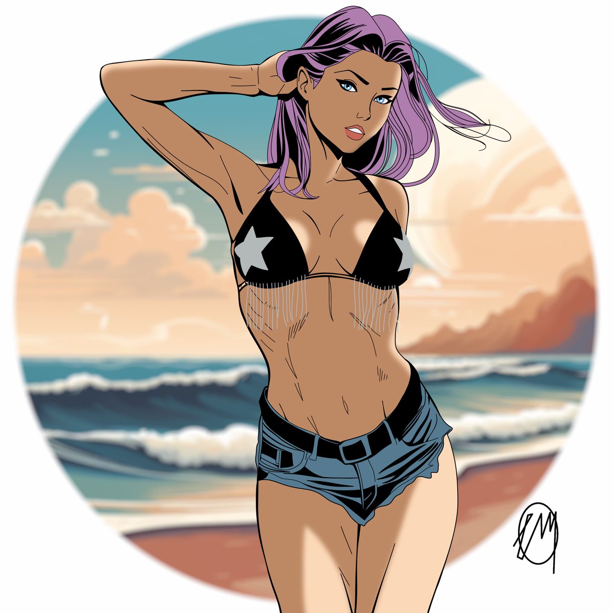 Just <a href="/rolyatistaylor/">ROLYAT・ﾟ✧</a> going for a walk on the beach. Move along.
#cosplay #cosplayer #bikini #illustragram #illusrtationart