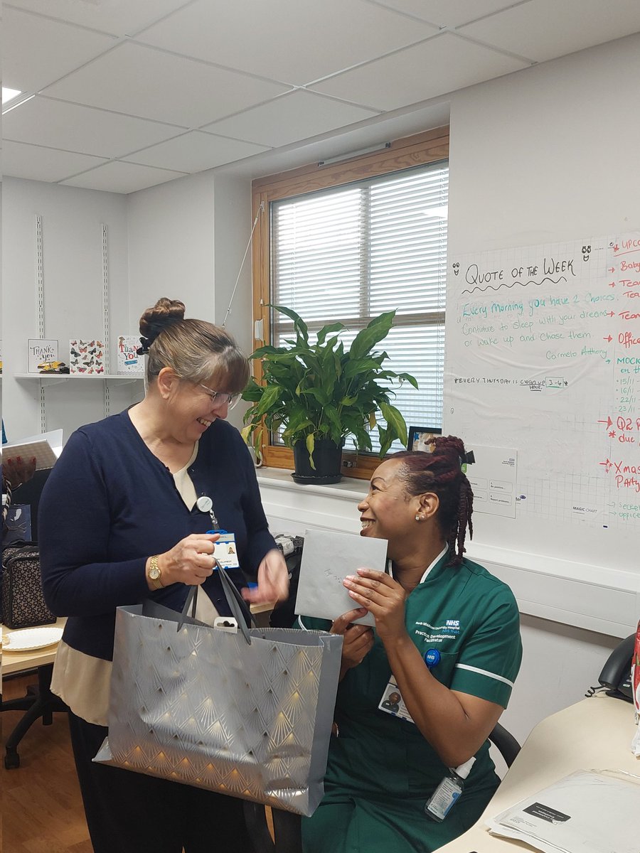 Taking a moment in this mornings education team huddle to celebrate achievements in the team! 

Congratulations <a href="/BLWigg80/">Brendalee</a> on completing your course! 

Congratulations to <a href="/Idi15340211/">Idi</a> on your recent promotion! 

<a href="/zenkim74/">Kim</a> <a href="/KOriakhi/">Kitty</a> @NorthMidNHS