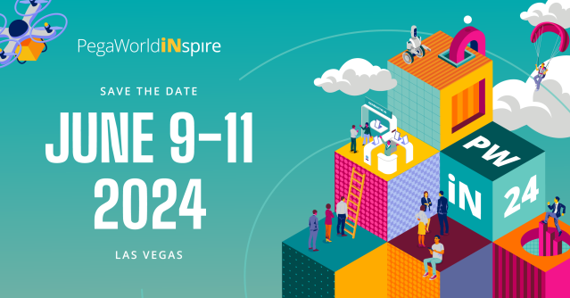 Mark your calendars for our flagship event, #PegaWorld iNspire 2024! Get excited to see the latest transformative solutions and the bold leaders who bring them to life – live. Registration opens early December. Save the date > pe.ga/3s8XUVx