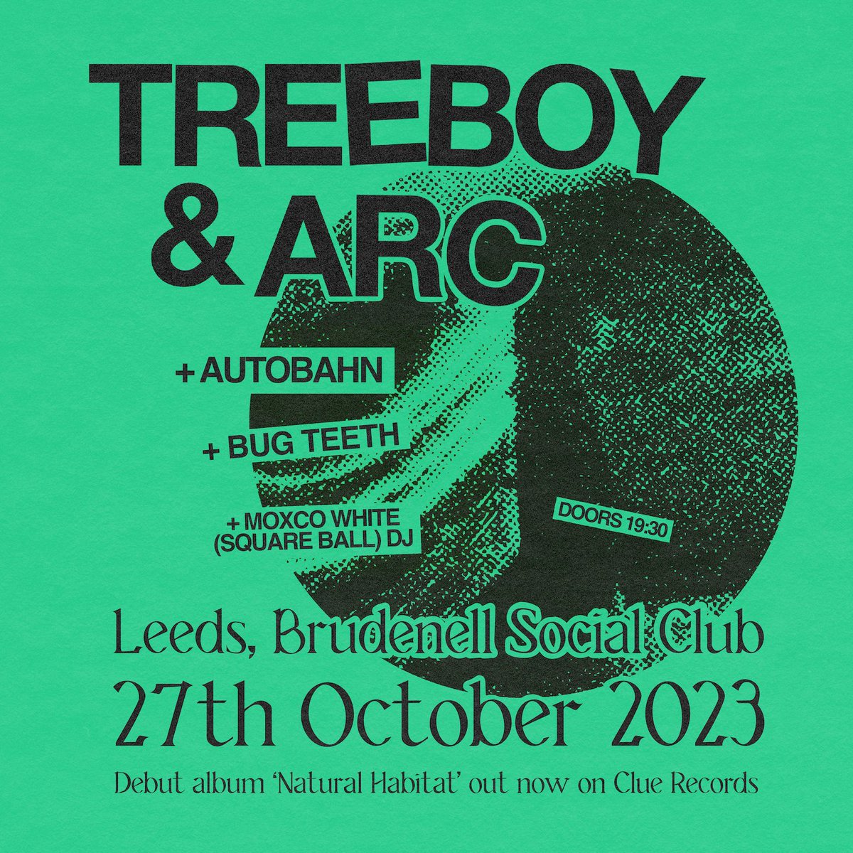 On Friday we host <a href="/treeboyandarc/">Treeboy & Arc</a> for their album launch. 🎉 As if it wasn't enough having <a href="/AutobahnMusik/">AUTOBAHN</a> supporting, we've just added the incredible <a href="/bugteethuk/">Bug Teeth</a> to the bill too! 🤩

Grab yoruself a ticket and come to see 3 of Leeds' finest bands. 💥

➡️ bit.ly/TreeboyAndArc-…