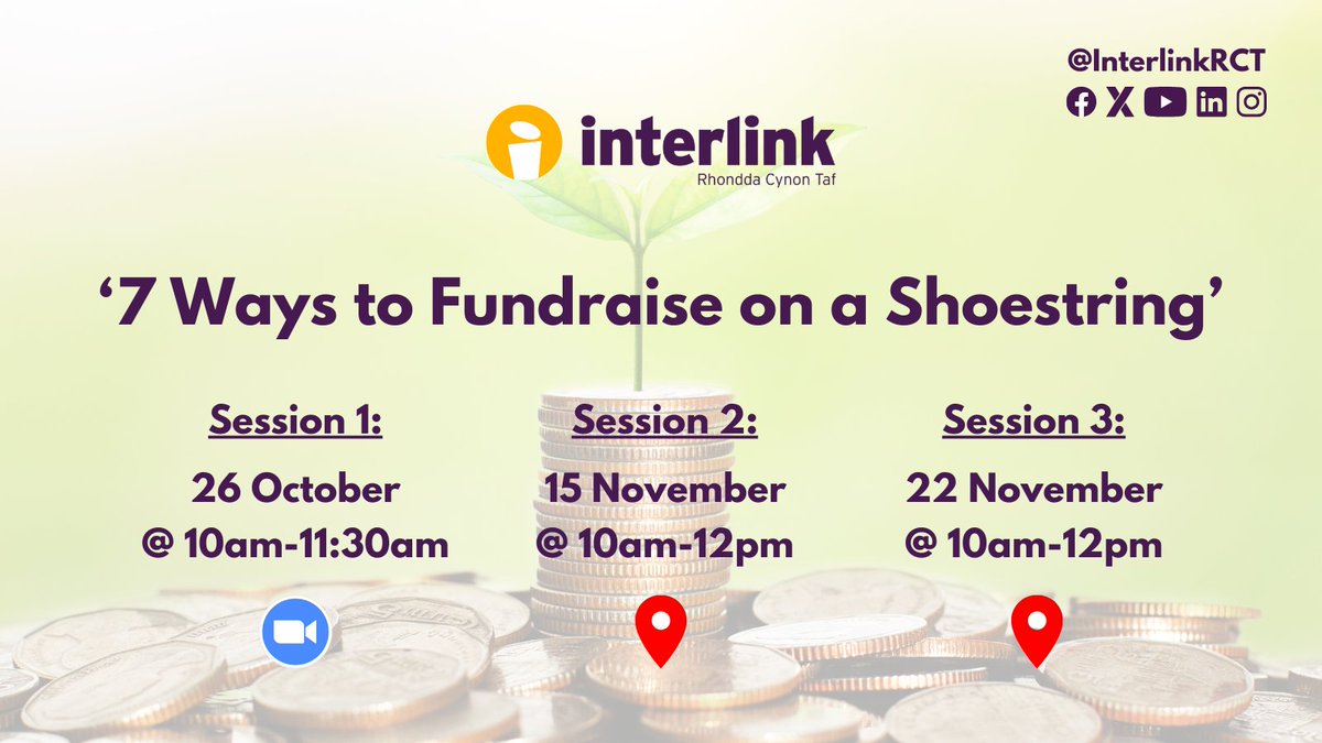 Join us for '7 Ways to Fundraise on a Shoestring', hosted by Rosie Cribb from @fundingschooluk.

Learn about some of the most effective ways to fundraise when you are on a budget and gain inspiration to help kickstart your fundraising efforts.

Register: eventbrite.co.uk/e/7-ways-to-fu…