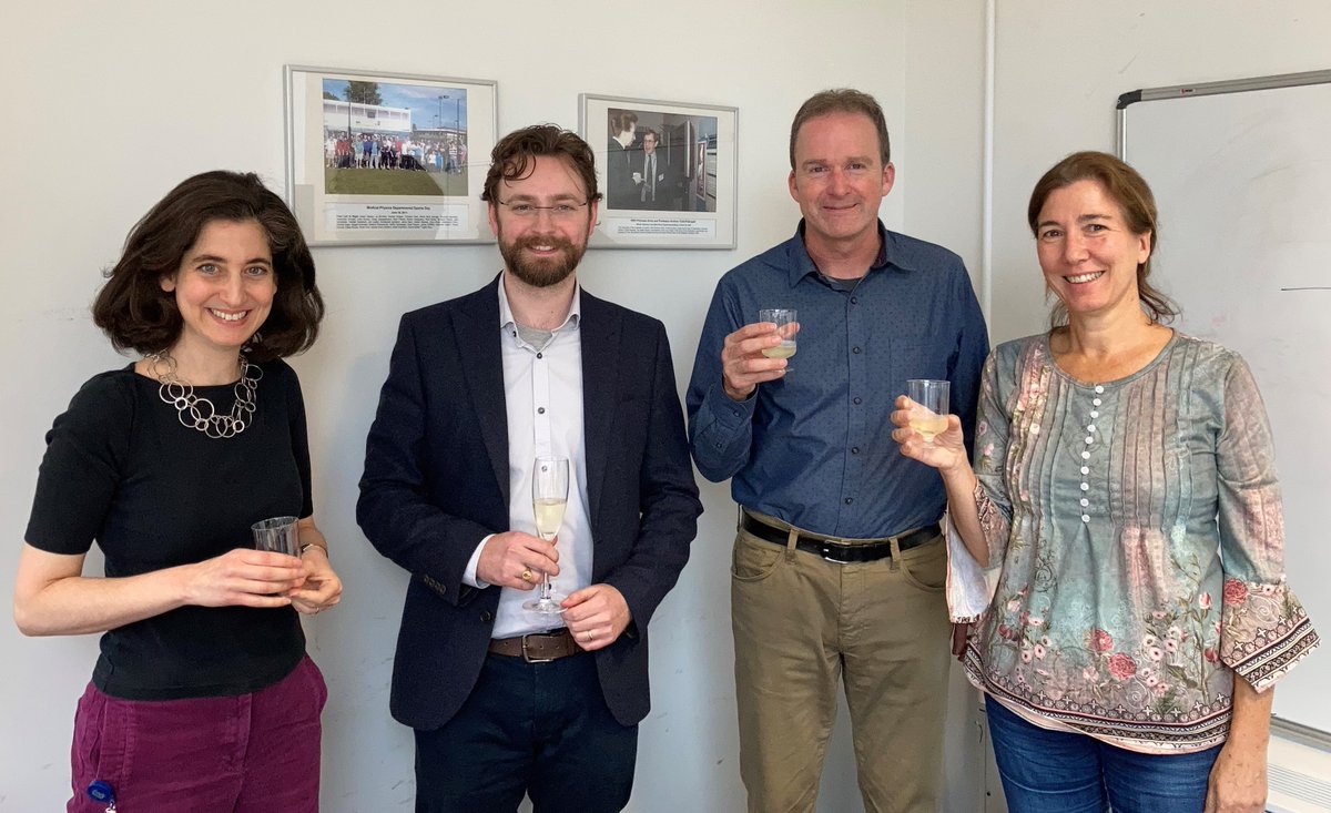 Huge congratulations to ‘almost Dr’ Oliver Kiersnowski in my group for passing his PhD viva on Friday! Just a few minor corrections to do. Many thanks to examiners Prof Alan Wilman &amp; Prof Claudia Gandini Wheeler-Kingshott and 2nd supervisor Prof John Thornton <a href="/js_thornton/">John Thornton</a> 👏🥂🎓