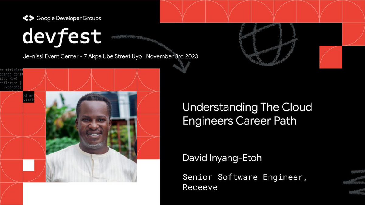 <a href="/dinyangetoh/">David Inyang-Etoh</a> is a seasoned software engineer with over a decade of experience, solving problems with tech and automating business processes across EduTech, Blockchain and FinTech around the world.He will take us through the steps in Understanding the Cloud Engineer’s Career Path