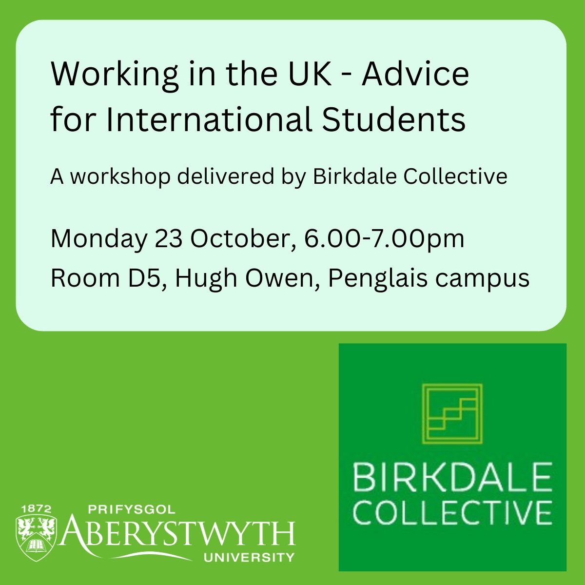 Aberystwyth University Careers Service (@abercareers) on Twitter photo We're delighted to be welcoming <a href="/BirkdaleCollect/">Birkdale Collective</a> back to Aber today after a sell-out session in February! Hopefully there will be enough seats for everyone this time!
Book here: lnkd.in/emuPU5cR We're delighted to be welcoming <a href="/BirkdaleCollect/">Birkdale Collective</a> back to Aber today after a sell-out session in February! Hopefully there will be enough seats for everyone this time!
Book here: lnkd.in/emuPU5cR