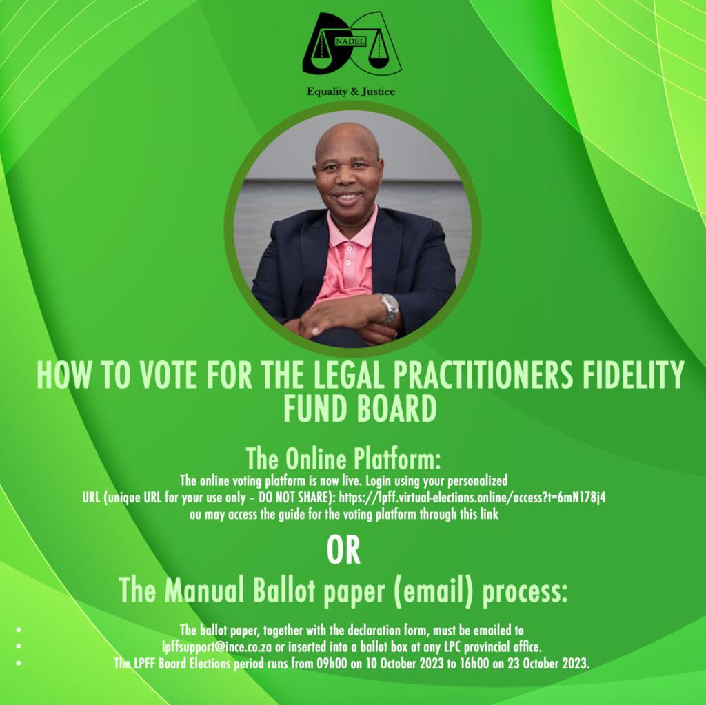 Voting closes at 16:00 today, 23 October 2023.

We encourage members to follow, like, and share to reach a bigger audience.