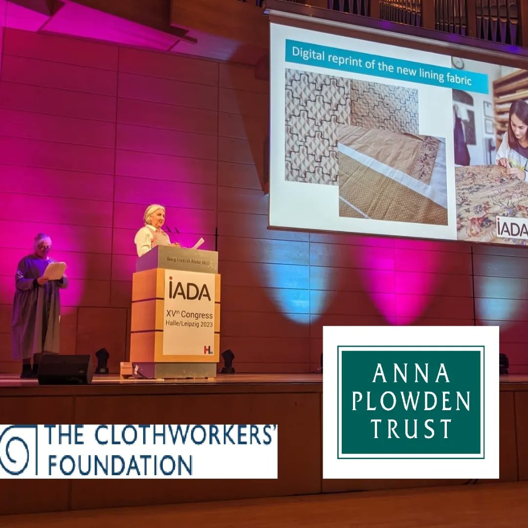 Can't believe it was a week ago! Thanks to Anna Plowden Trust and The Clothworkers' Foundation for the support in attending the XVth IADA Congress in Halle/Leipzig