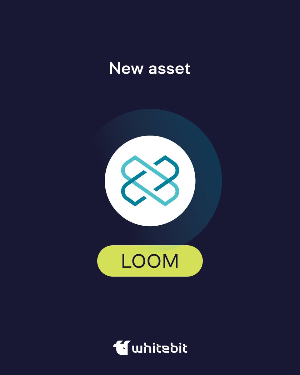 WhiteBIT (@whitebit) on Twitter photo Celebrating Our Latest Listing!
New on WhiteBIT: <a href="/loomnetwork/">Loom Network</a> ($LOOM)! Upgrade your trades with a top multichain platform. <a href="/loomnetwork/">Loom Network</a> offers smooth dApp integration & the LOOM token provides staking rewards.
Now trading: $LOOM/$USDT: whitebit.com/trade/LOOM-USD… Celebrating Our Latest Listing!
New on WhiteBIT: <a href="/loomnetwork/">Loom Network</a> ($LOOM)! Upgrade your trades with a top multichain platform. <a href="/loomnetwork/">Loom Network</a> offers smooth dApp integration & the LOOM token provides staking rewards.
Now trading: $LOOM/$USDT: whitebit.com/trade/LOOM-USD…