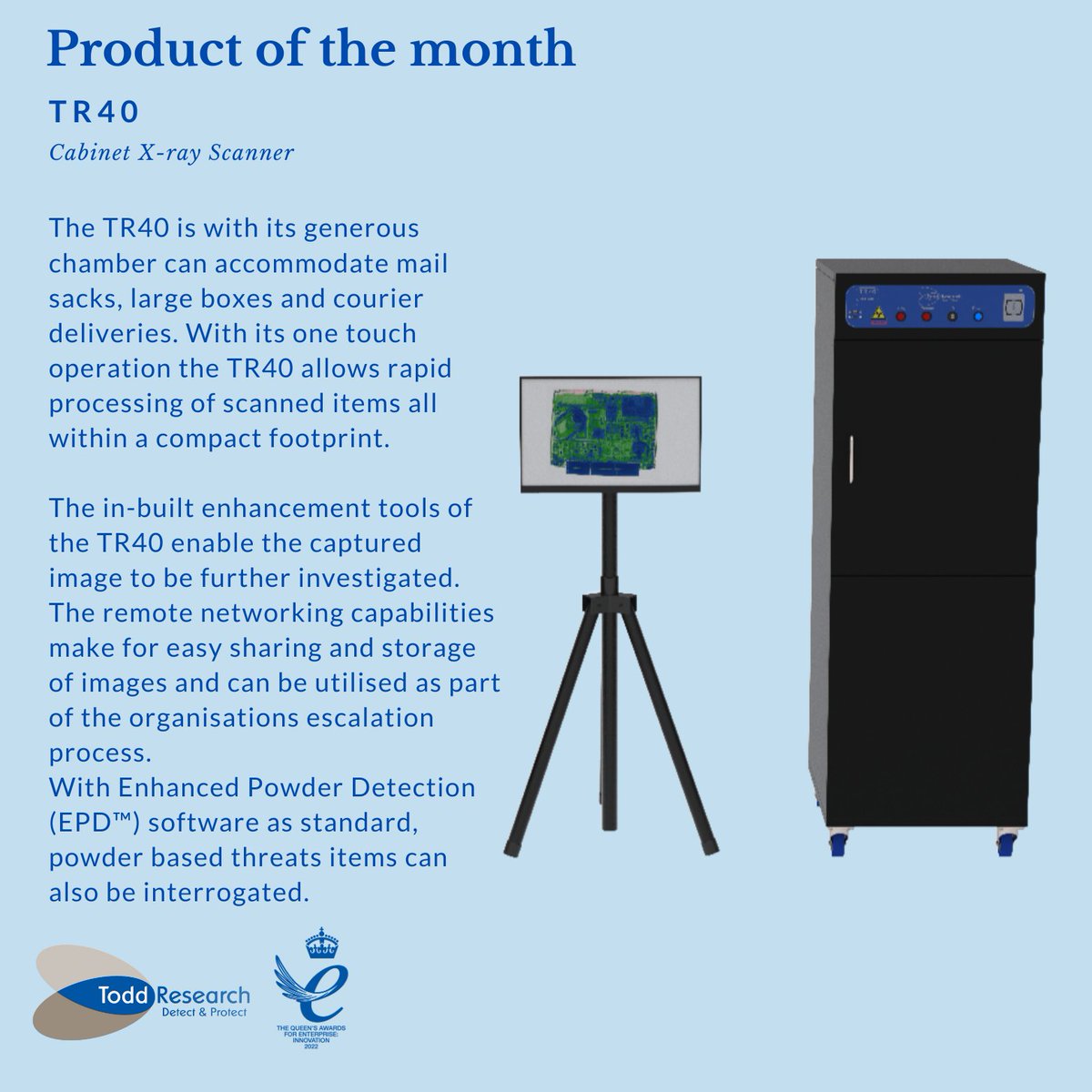 ToddResearch1's tweet image. toddresearch.co.uk/product/tr40-c…

#detectandprotect #productofthemonth