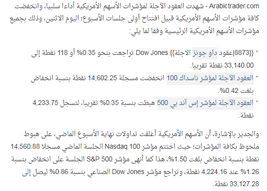 #الأسهم_الأمريكية 🇺🇸🎯
#داو_جونز #ناسداك
للاستفاده بفتره توصيات مجانيه مع اصحاب الخبره سجل عبر الرابط بالبايو🎯👆
