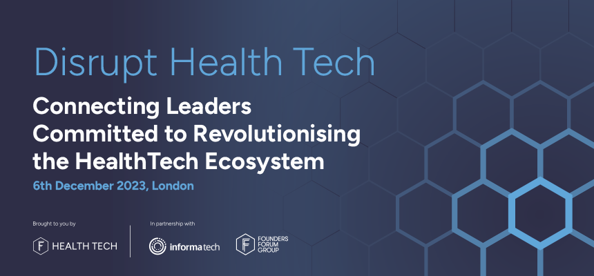 🌟 Disrupt Health Tech 🌟 

We're bringing together the brightest minds in the #healthcare industry, from celebrated scientists to medtech entrepreneurs to drive meaningful conversation 🤝 

Learn more about this event &amp; how you can partner up with us spr.ly/6183PfXzF ◀️