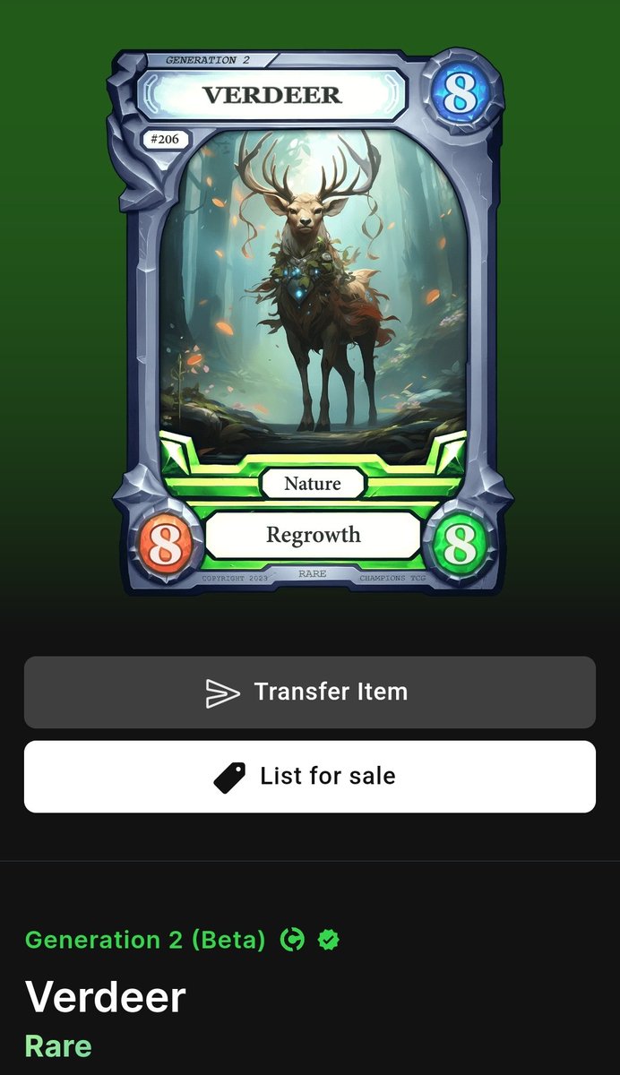 ⚠️ #BruceyBonus ⚠️
🔮 @ChampionsTCG_ 🔮

4 people have a chance to win a Rare #ChampionsTCG #CoOmCard

➡️Coom:
• Jellord
• Icemaw
• Umbrakhan 
• Verdeer

➡️Entry:
• Like
• Repost
• Tag frens (optional)

*MUST FOLLOW ME*
*Ends Weds 25th Oct 1400 BST*

#Handcash #CoOmBattles