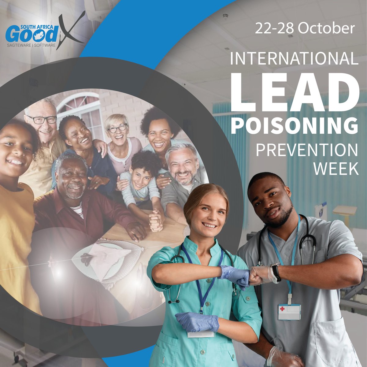 GoodX Software proudly stands with the global community in support of International Lead Poisoning Prevention Week! 🌍💙 Let's work together to raise awareness, promote safe practices, and protect our future generations from the dangers of lead exposure. #LeadFreeFuture
