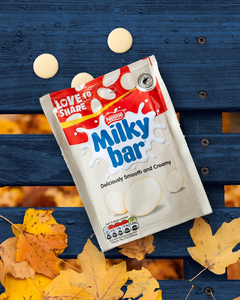 Leaves are falling, MILKYBAR is calling 💙 TAG the person you want to go on an autumn walk with 🤩🍂