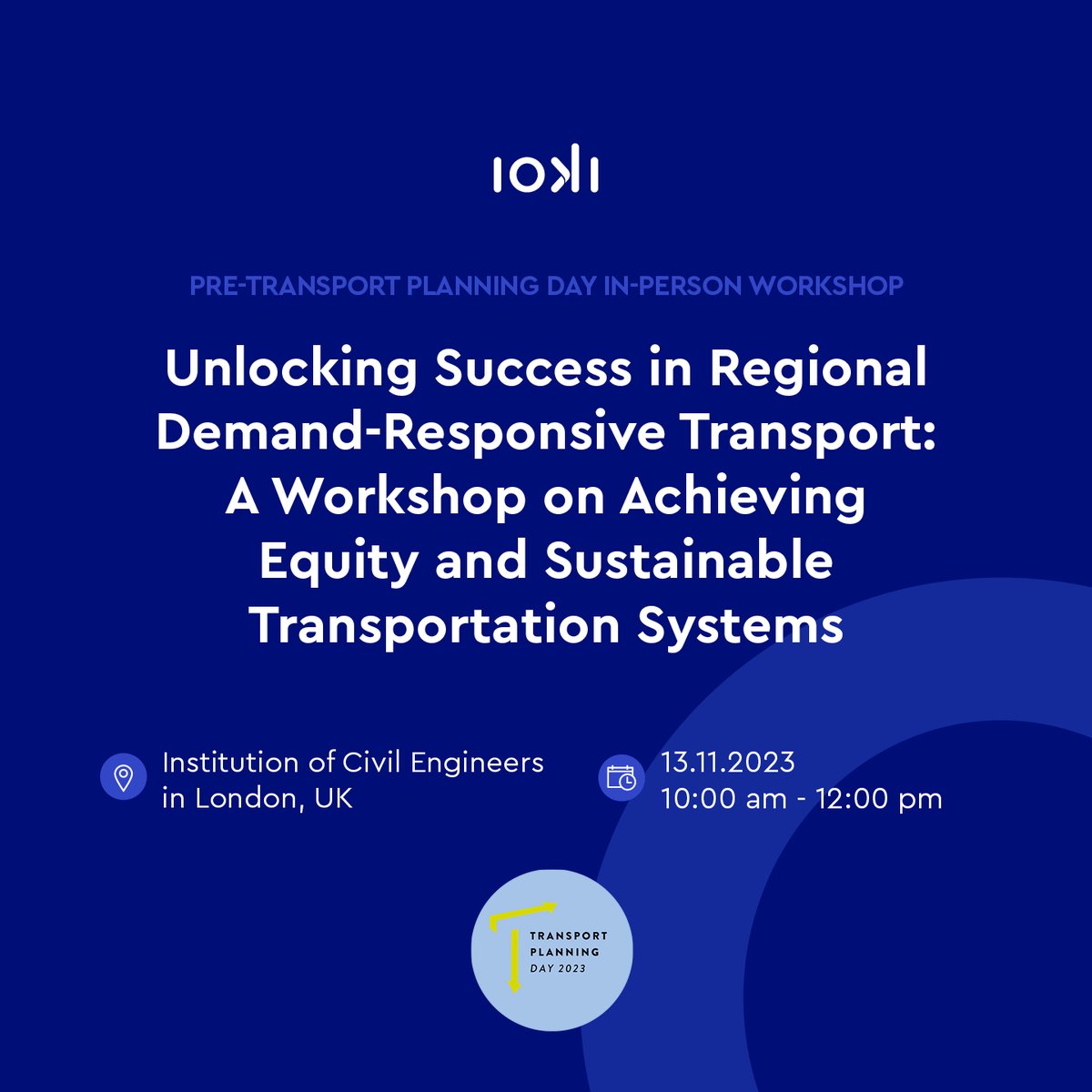 Together with the Transport Planning Society we will be hosting an exclusive workshop in November🤩 ℹ️ Our internat. Sales & Business Development Managers from the UK will share insights on the strategic implementation of #DRT services. Registration 👉forms.office.com/pages/response…