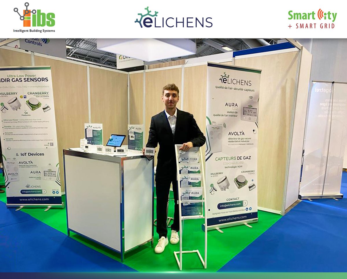 eLichensEN's tweet image. 📍Nous étions à #IBS2023 à Paris Expo, avec des nouveautés comme:
🔹La version Pilot d&apos;Aura-CO2, pour l&apos;intégration intelligente aux bâtiments.
🔹Le détecteur Avolta Connect avec une connectivité NB-IoT/LTE-M. 
🙌Merci aux visiteurs et organisateurs !
 #QualitéDeLAir #Innovation