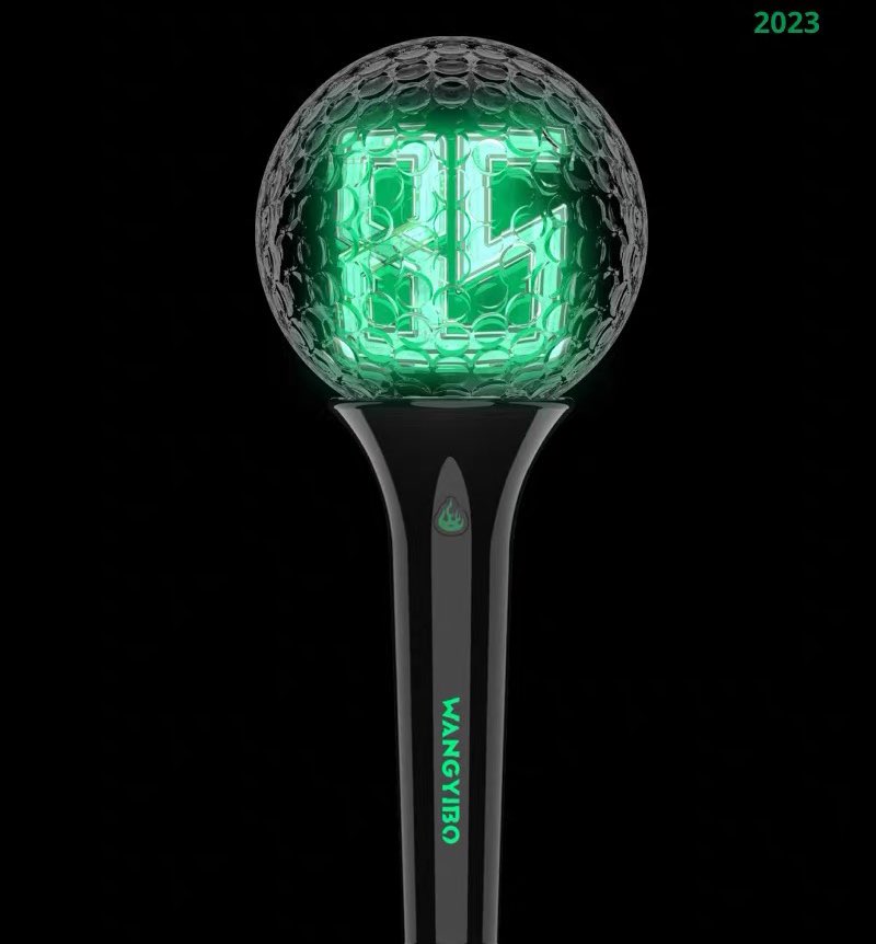 Yibo designed his lightstick like a golf ball & his new brand is