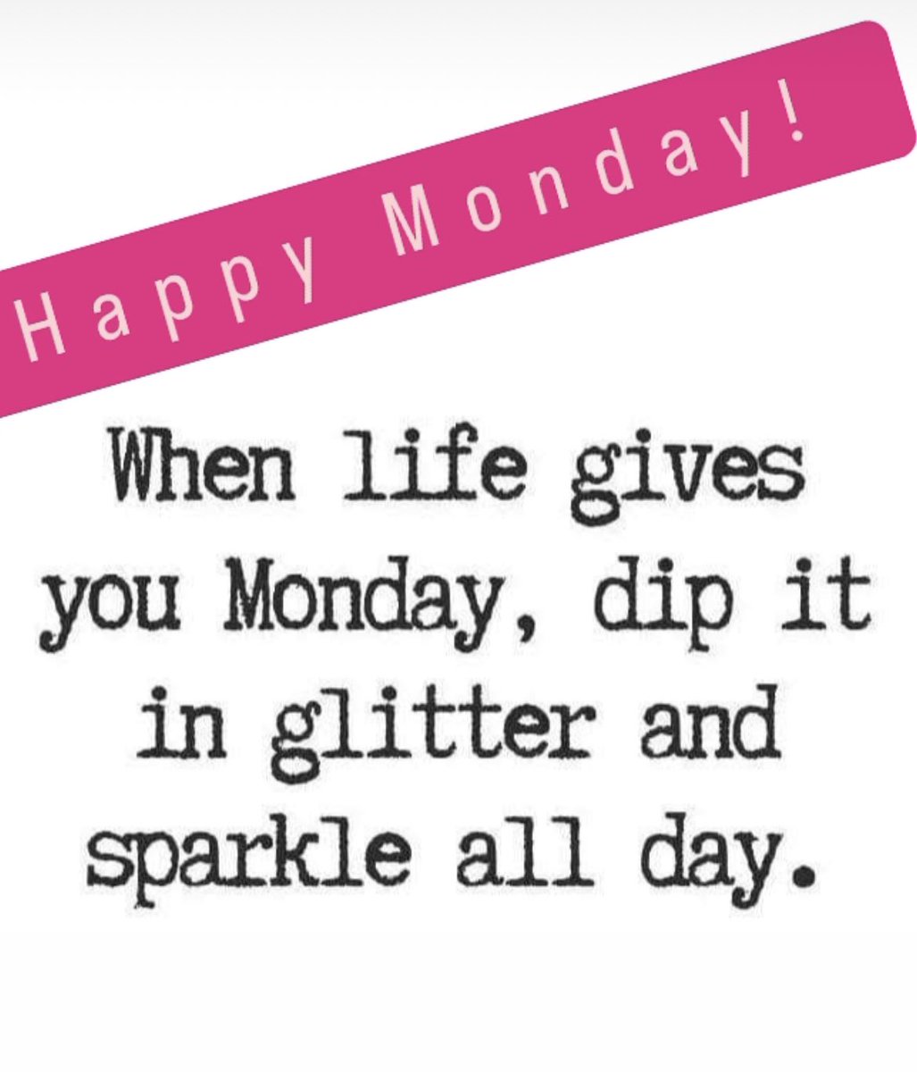TheStrong_Mama's tweet photo. Happy Monday! What are your health and happiness goals for the week? Go glitter!! #MondayMotivation -#glitter https://t.co/Mq3pCq3Rqs