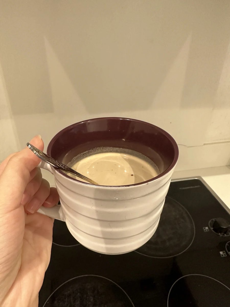 My morning starts with a cup of coffee. Who will make coffee for me in the future?😉😉