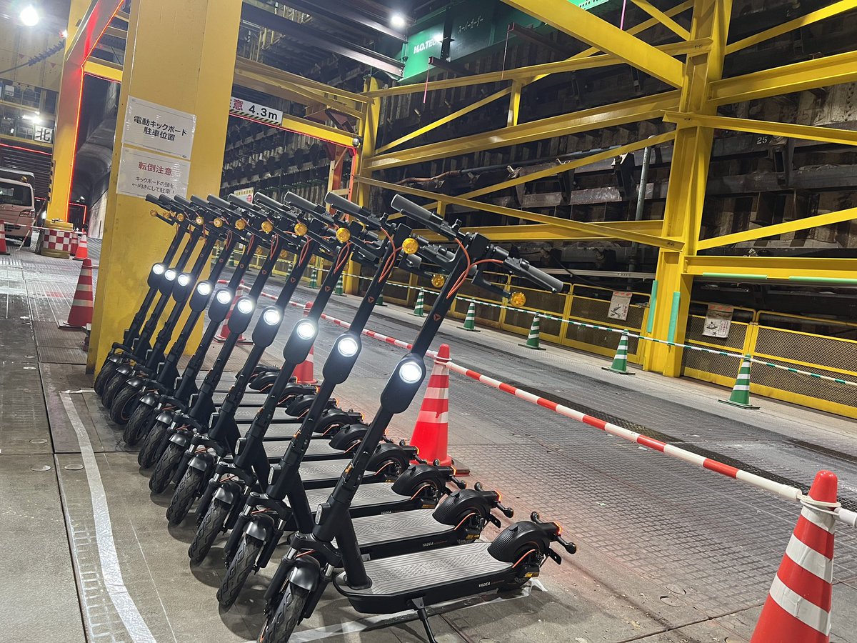 gencyari's tweet photo. YADEA 10台を納車❣️
電動キックボードは工事現場で活用されています。

原ちゃり電ちゃり
https://t.co/Js7RbLLkt7

#電動キックボード
#電動バイク
#YADEA
#特定小型原付 https://t.co/HSt3GCo7yH
