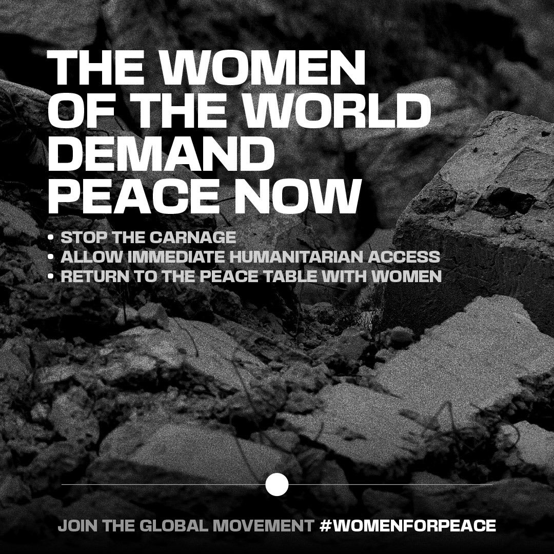 Stop the carnage!

We must ensure the safety, dignity and rights of civilians.

#WomenForPeace