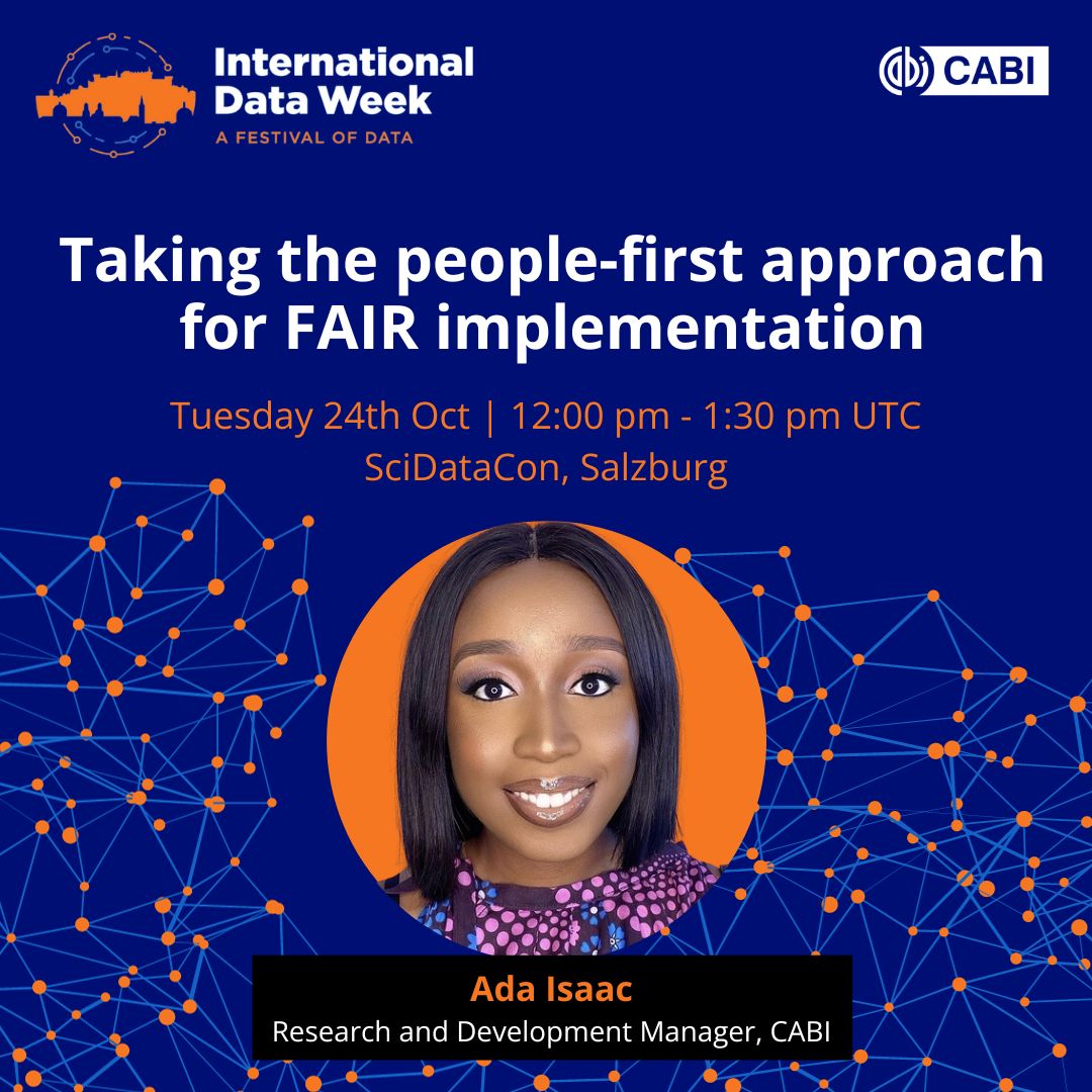 Why does FAIR implementation need more than just tech skills? TOMORROW! Join us to explore how a people-first approach can address FAIR challenges and make research data more valuable and impactful. ⌚12.00 pm - 1.30 pm UTC 📍 #SciDataCon | #IDWSalzburg2023