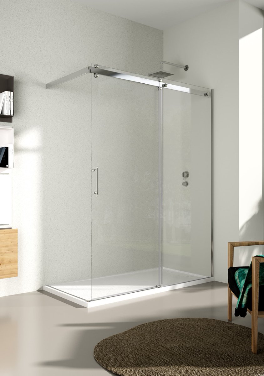 mundilite's tweet photo. 🚿🪟 ¡Amplía tus horizontes en la ducha! Nuestras mamparas no solo dividen el espacio, sino que también añaden un toque de estilo. 

Descubre cómo transformar cualquier ducha en un rincón de lujo. 

#mamparasdeducha #espacioselegantes #mundilite https://t.co/0xAx39IJnk