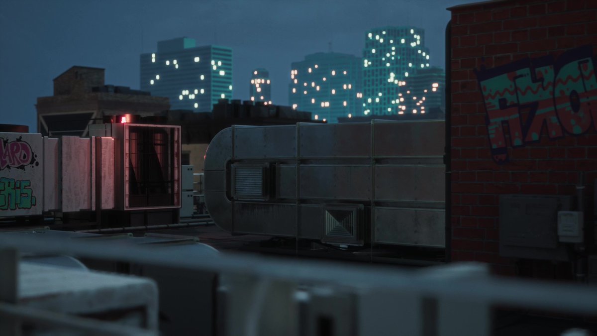 3D_Qba's tweet photo. A few stills from my animated music video for a cover of "My R" for my bachelor's thesis project. The MV can be seen here: https://t.co/rf5wKrFy9g https://t.co/GXWgmVfjN1