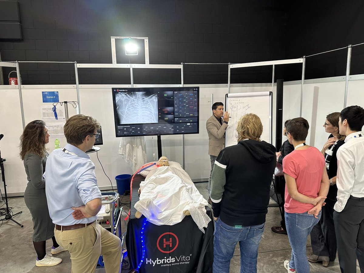 EduardArgudo's tweet image. The @ESICM &amp;amp; @EuroELSO ECMO workshop has started in Milan! Come to learn about:
➡️ECMO cannulation &amp;amp; pump start
➡️Circuit &amp;amp; console troubleshooting
➡️VV ECMO managenent
➡️VA ECMO management
#LIVES2023 #ECLS #ECMO