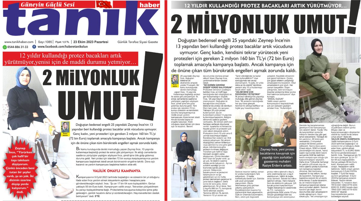 tanikhaber.com/haber/2-milyon…

#mersin #Adana #Gaza #Bitcoin #gundem #haber #SonDakika #destek #yardim #kampanya #umut #thyao #sondakikahaber  #Antalya #ANKARA #İstanbul #almanya #turkiye #Gaza_Genocide #IsraelTerorrist