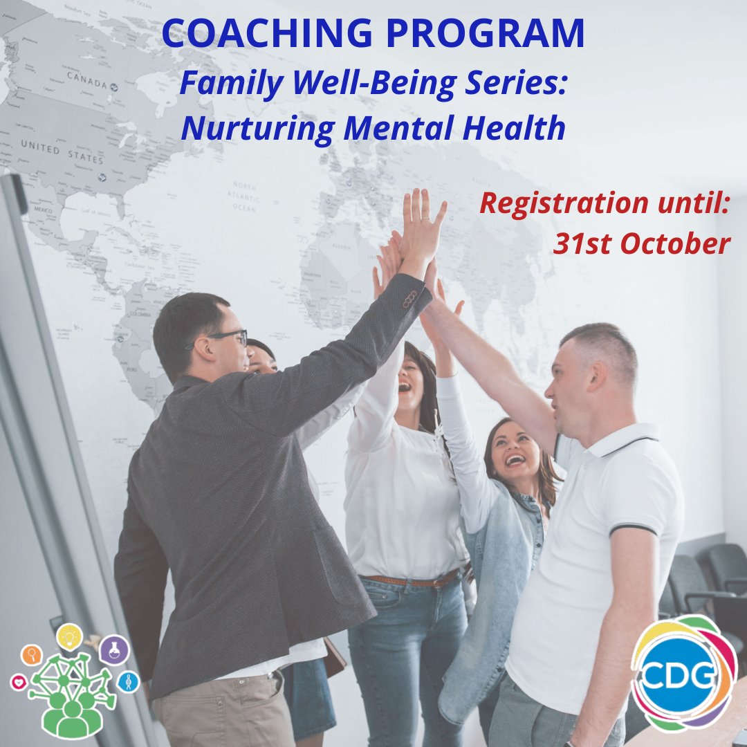 World CDG Organization (@worldcdg) on Twitter photo 🌿Family Well-Being Series: Nurturing Mental Health
A journey to strengthen your family's resilience and happiness led by Vanessa, a CDG sibling and experienced coach on November 17, 24, and December 1 (5-1 PM 7isbon time)
Register by Oct 31 at wcdgo@worldcdg.org
#MentalHealth 🌿Family Well-Being Series: Nurturing Mental Health
A journey to strengthen your family's resilience and happiness led by Vanessa, a CDG sibling and experienced coach on November 17, 24, and December 1 (5-1 PM 7isbon time)
Register by Oct 31 at wcdgo@worldcdg.org
#MentalHealth