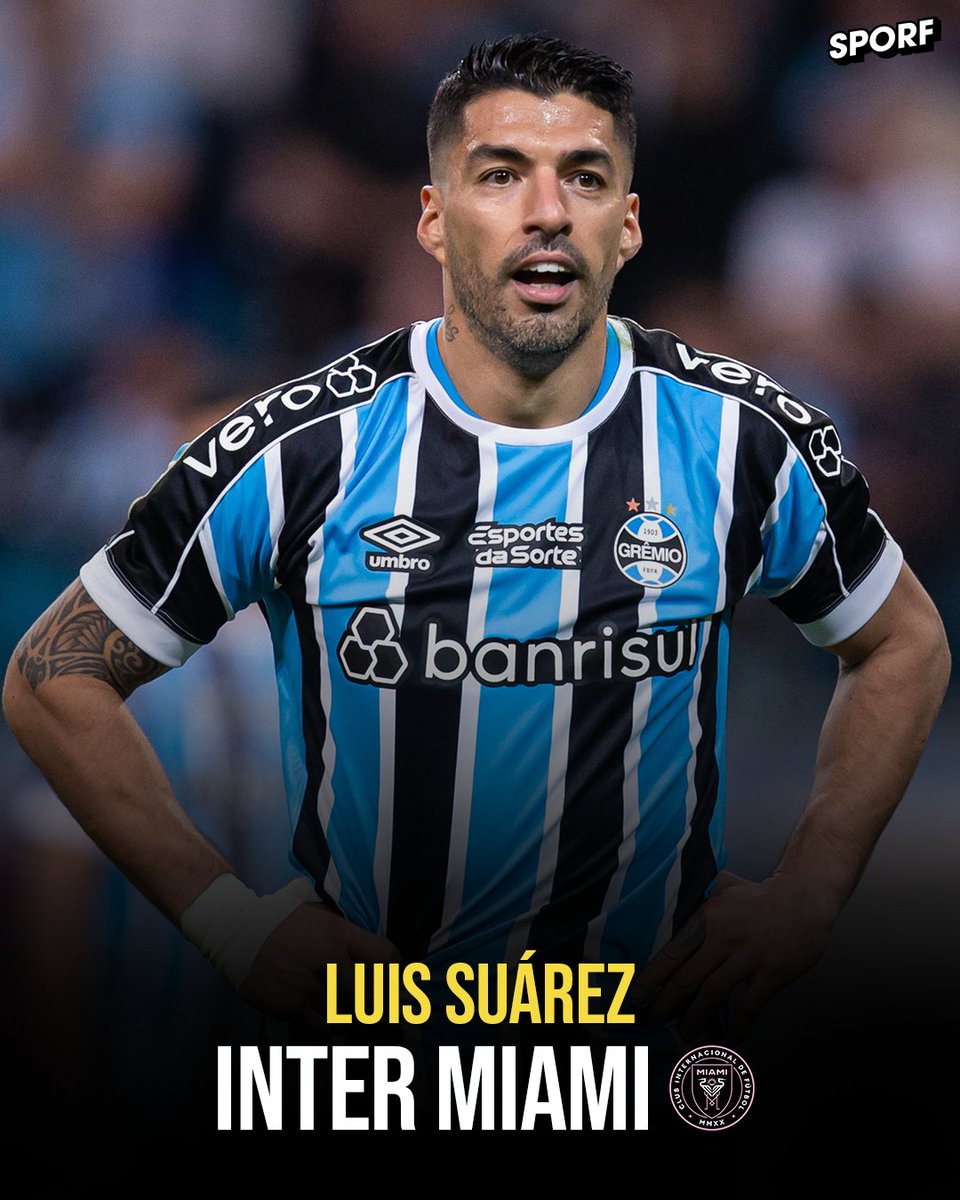 Sporf's tweet photo. Messi and Suarez set for reunion. 🧑‍🤝‍🧑

Inter Miami CF coach Gerardo "Tata" Martino has confirmed his club's continued interest in signing veteran striker Luis Suárez.

Suárez, 36, is seemingly set to leave Gremio when the Brazilian season ends in December. 

@marca https://t.co/XGkwk2hncE