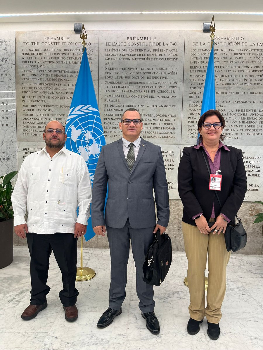 LienAP77's tweet photo. De forma híbrida, se desarrolla en Roma el 51 CFS #CommitteeonWorldFoodSecurity, con 36 eventos paralelos.
Participan líderes de países, organismos económicos financieros, Embajadores/as, actores privados, sociedad civil y representantes de pueblos originarios. #Cuba en acción¡ https://t.co/fmbDhaeCNu