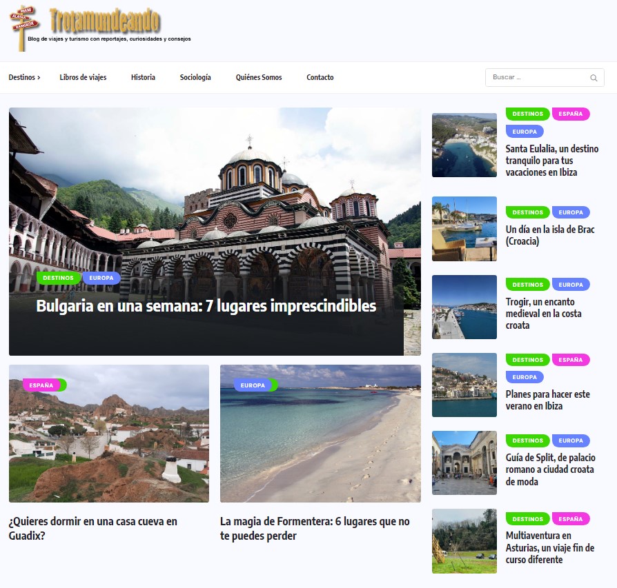 NUEVA WEB de trotamundeando.com  - Nos complace lanzar nuestra nueva página web de #viajes, más moderna, más visual, más manejable para nuestros lectores. Encantados del resultado para traeros nuevos #postsdeviajes interesantes para #mochileros #turistas #viajeros