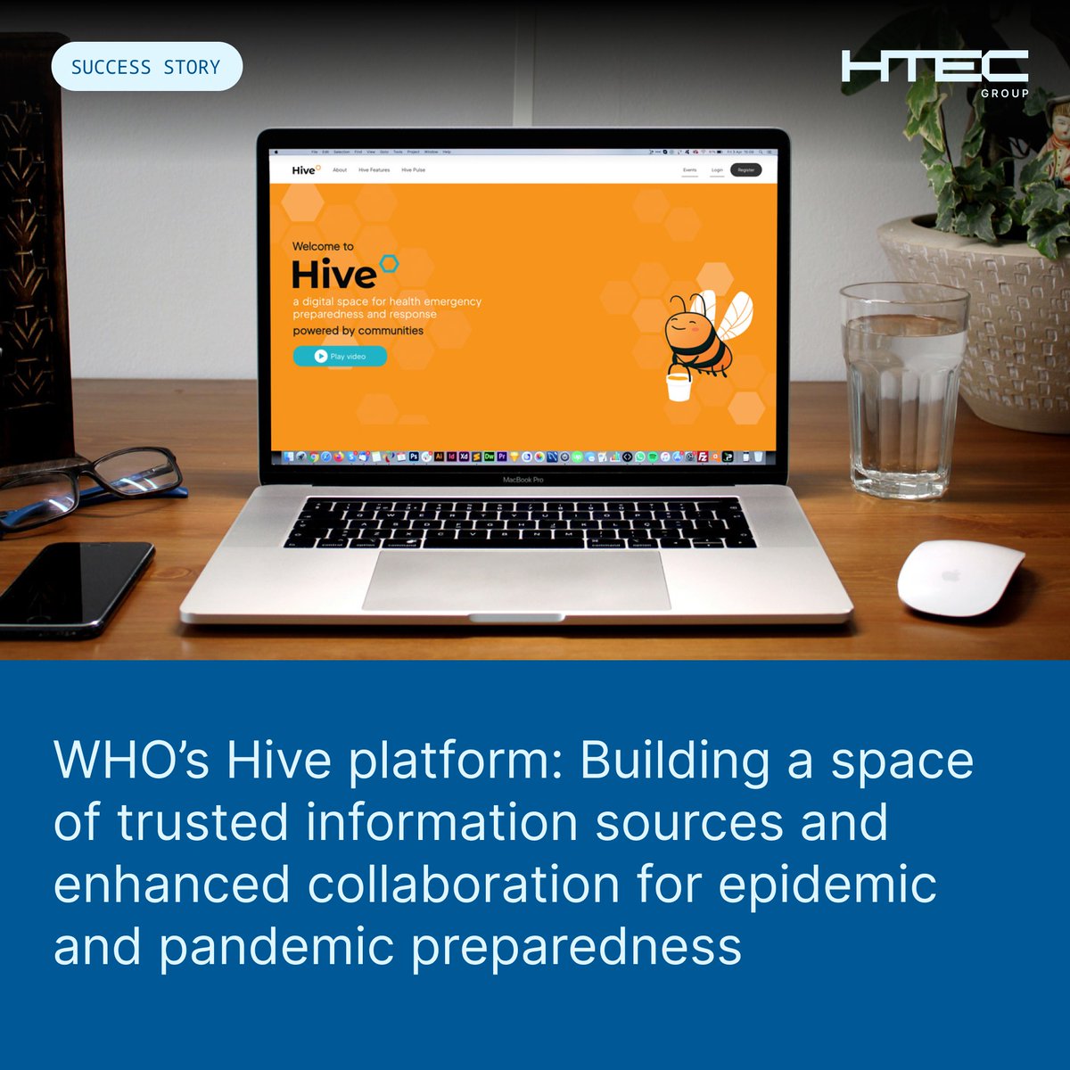 See how we helped the @WHO build the #Hive, a digital space for health emergency preparedness. 

Read the full success story: bit.ly/3rVJN6a

#HealthEmergency #DigitalSpace #CollaborationSpace #KnowledgeSharing #Platform #HTECGroup