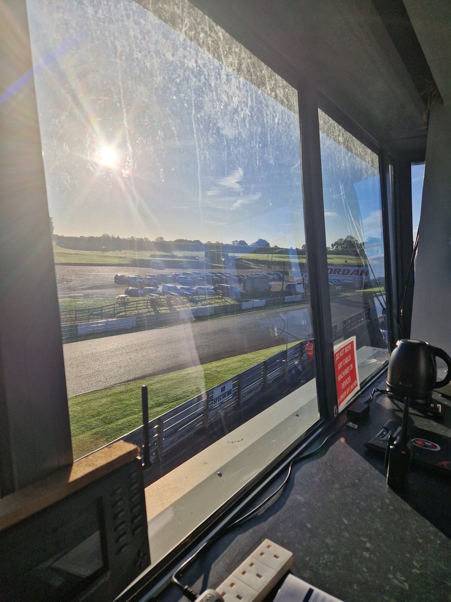 Change of view this w/end at Mallory. Not in orange! As part of my Clerk of Course requirements, I get to spend days in Race Control; observing, learning, gaining experience. Yesterday was great. Hugely privileged to be invited; such calm, knowledgeable, professional mentors.