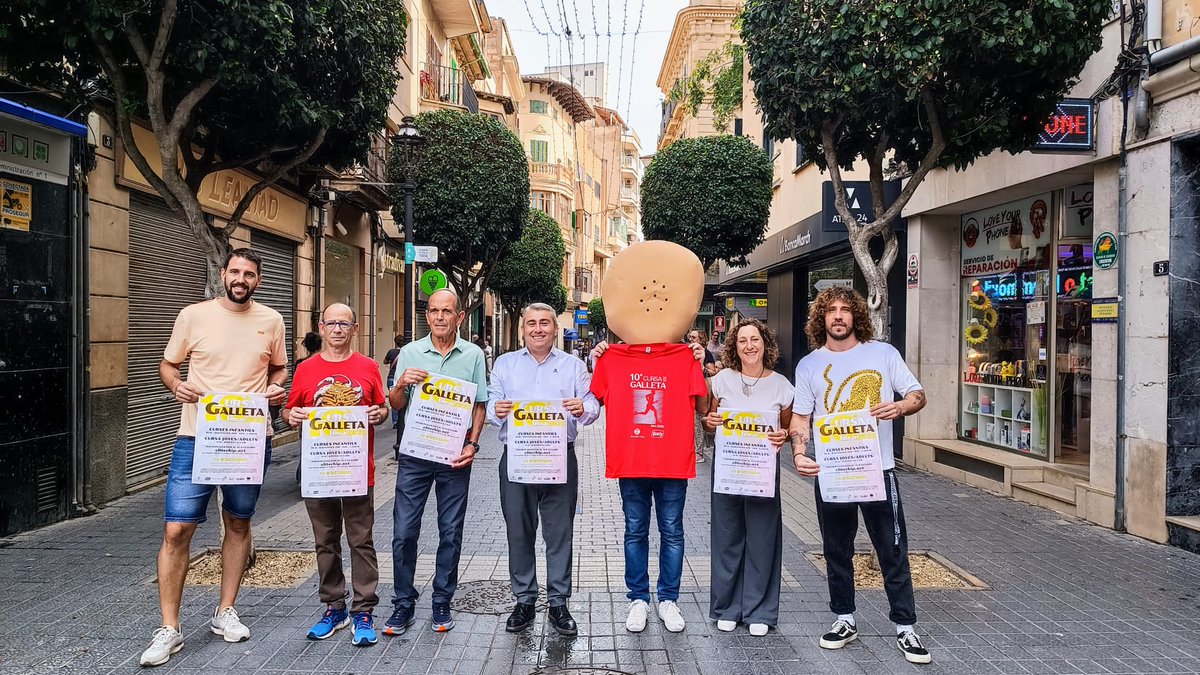 incaciutat's tweet image. 🗣️Presentació de la 🏃‍♀️10aCursa de sa Galleta d'aquest, que se celebra dissabte 🗓️28 d'octubre, dins del marc de la 2ª Fira, dedicada a l'Oci i a l'Esport.

📍Piscines municipals d'Inca Catalina Corró Lorente.

📝Inscripcions a elitechip.net