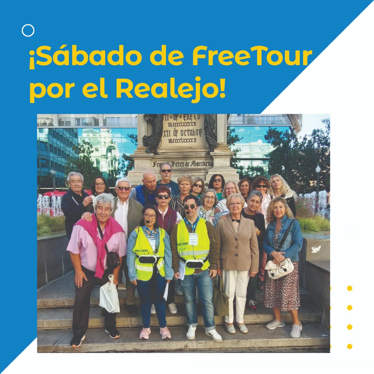 GRANADOWN's tweet photo. ¡Un sábado lleno de historia, diversión y nuevas amistades! 😊🏛️

 Gracias al Grupo Free Tour DownGranada por mostrar nuestra ciudad de una manera única en el barrio del Realejo.

¡Sigamos explorando juntos! 🚶♂️🚶♀️

#FreeTour #Granada #Realejo #ExploraConNosotros https://t.co/FaNEpOAoMU