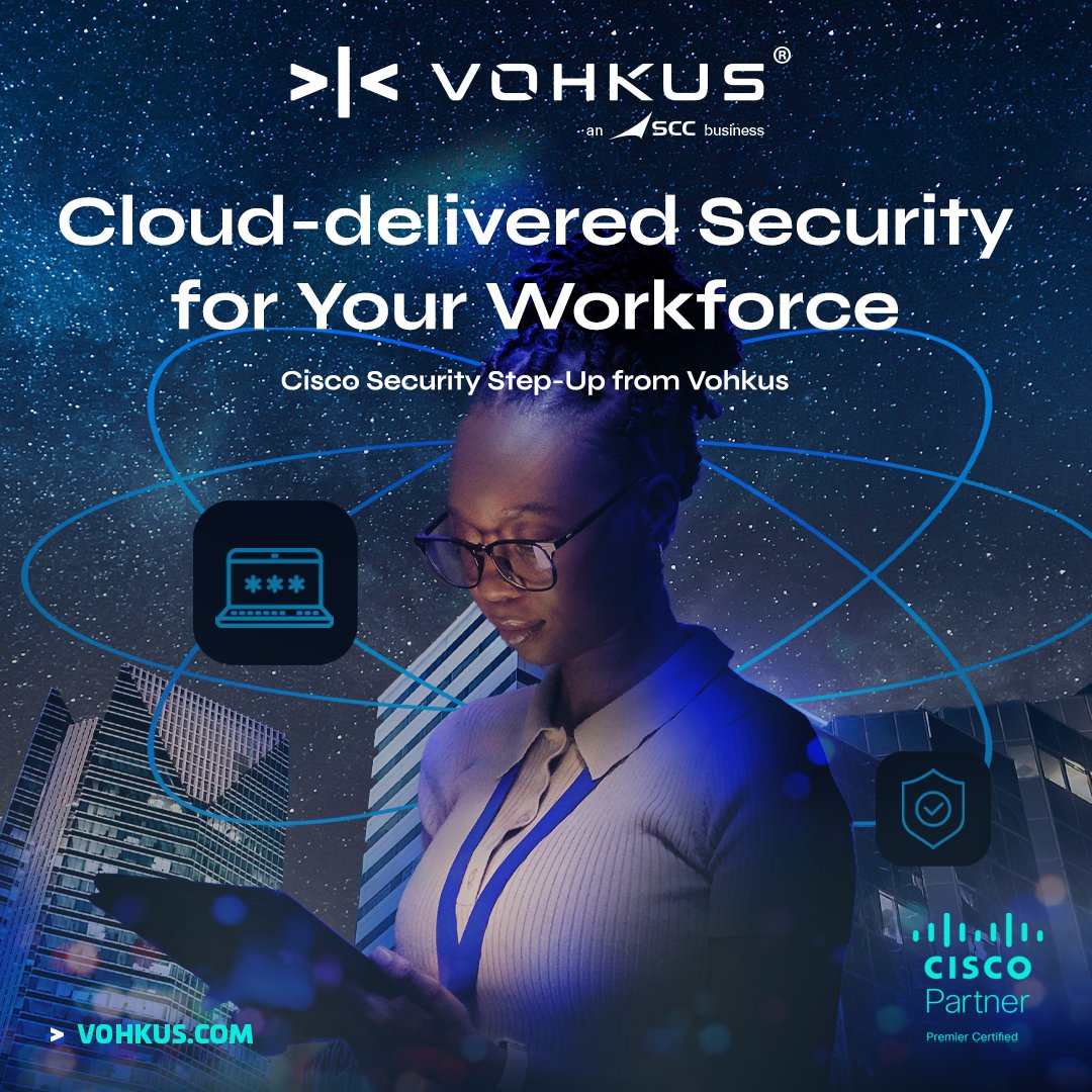 vohkus's tweet photo. Don't wait for the next security breach! Embrace the future of cloud-delivered security with Cisco Security Step-Up today. Your workforce's safety depends on it!  
Find out more: ➡️ https://t.co/wew4U4tnn6 
#CloudSecurity #CiscoProtection #StaySafeOnline https://t.co/a8e1CwOUjM