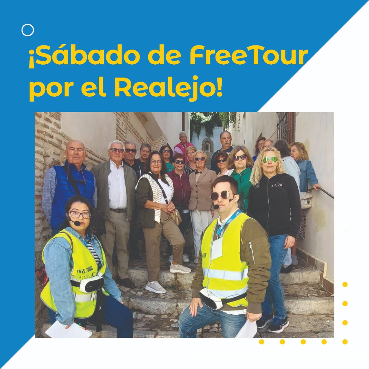 ¡Un sábado lleno de historia, diversión y nuevas amistades! 😊🏛️

 Gracias al Grupo Free Tour DownGranada por mostrar nuestra ciudad de una manera única en el barrio del Realejo.

¡Sigamos explorando juntos! 🚶♂️🚶♀️

#FreeTour #Granada #Realejo #ExploraConNosotros