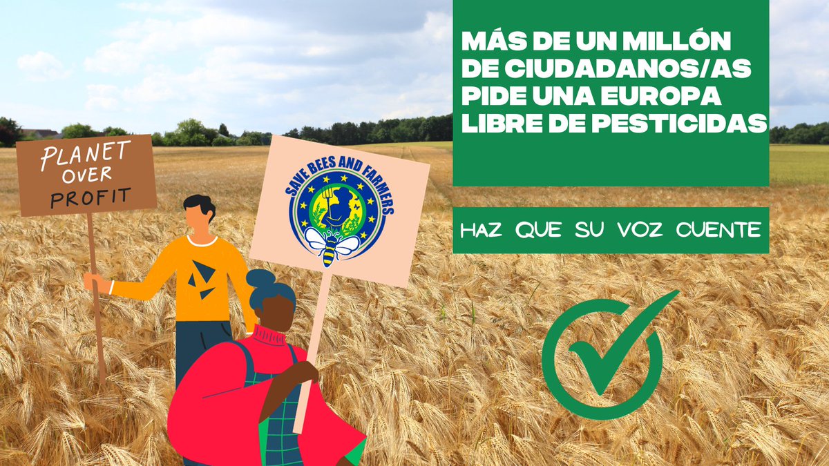 .@EP_Environment debe tomar una importante decisión mañana:
✅apoyar reducción ambiciosa de #pesticidas
❌seguir envenenando al campesinado y a la naturaleza
@dolorsmm @sorayarr_ @susanasolisp ¡Actúen por una Europa libre de pesticidas! #SaveBeesAndFarmers @foeeurope @EuropePAN