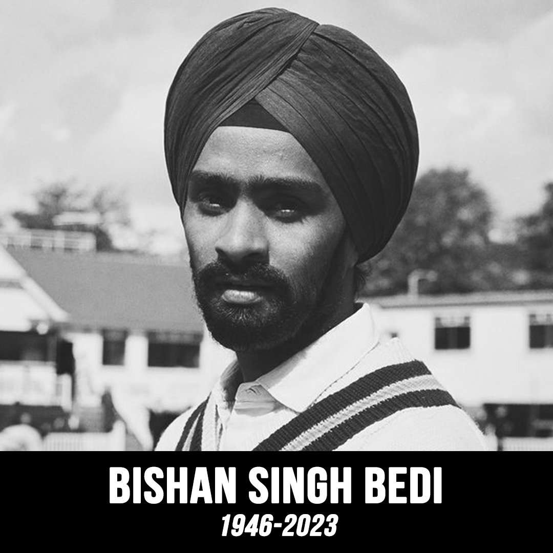 RIP to Indian spinning legend Bishan Bedi 🙏